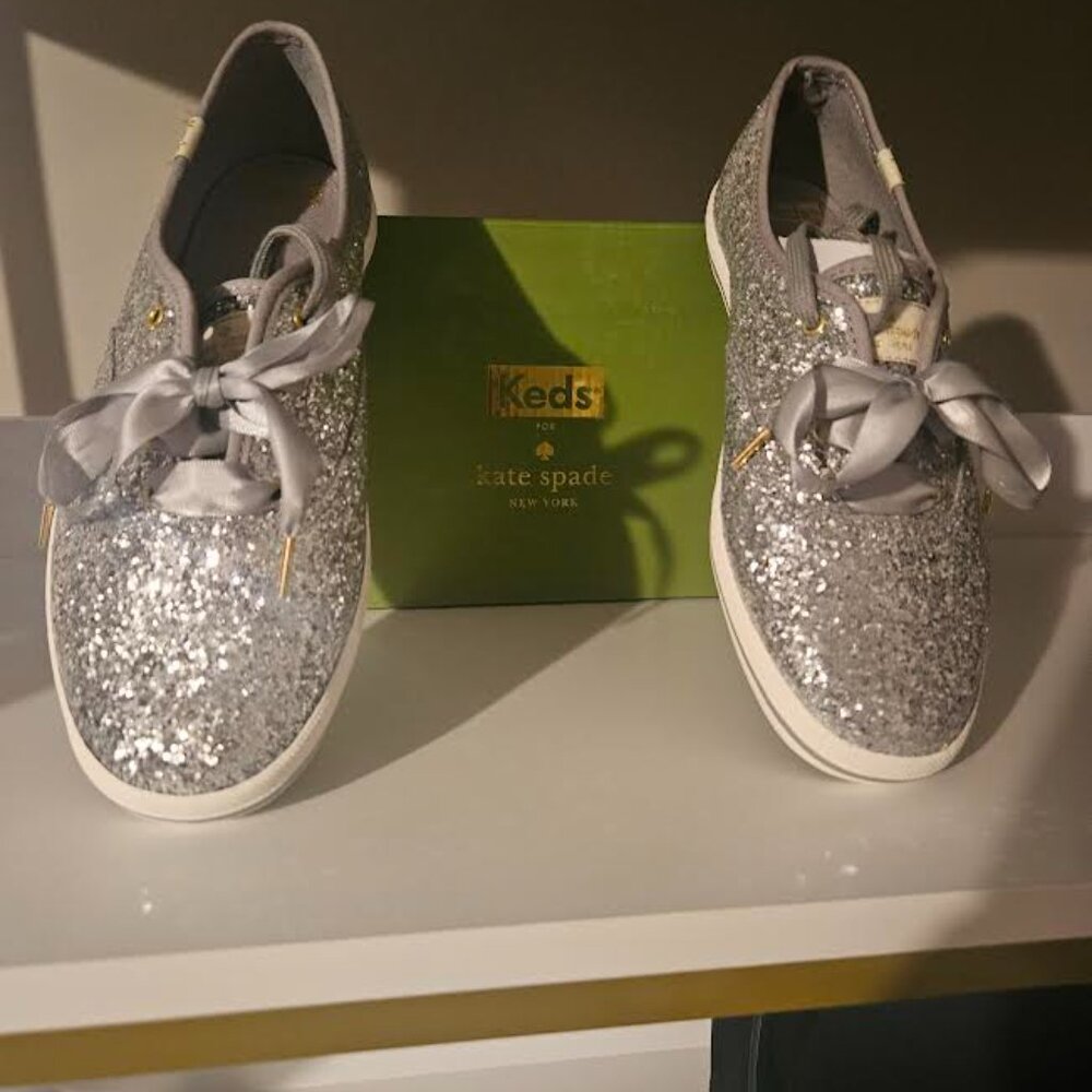 Keds Champion Glitter Celebration Lace Up Sneakers - Women, Size 8